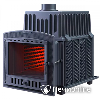 Дровяная банная печь Гефест Гром 80 (П2) в Клине